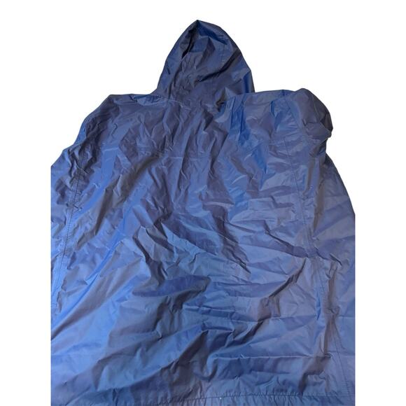 Columbia Omni Tech Jacket Size 4X Navy Zip Rain Coat - Picture 3 of 10